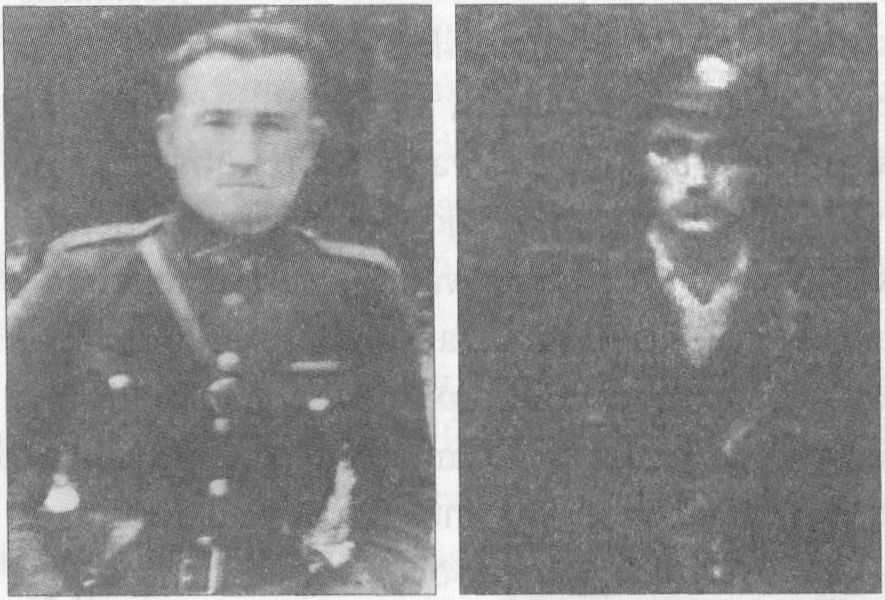 Juozas Baltrušaitis-Tigras ir partizanų kapitonas Klemensas Baltrušaitis-Kurtas